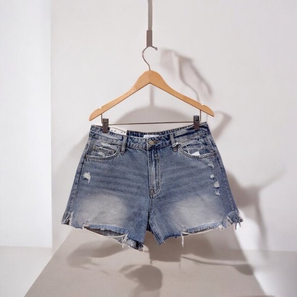 Flying Monkey Blue Jean Shorts - Picture 1 of 7